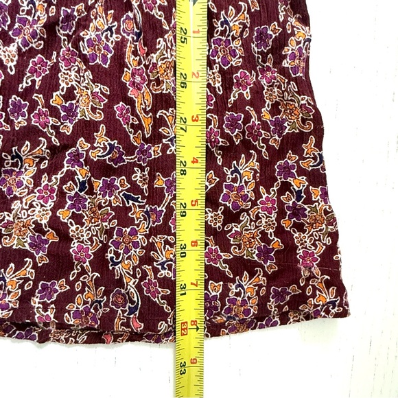 🍑 Handmade Boho Bohemian Midi Skirt Colorful Paisley Floral SMALL Hippie Elastic - Picture 9 of 11